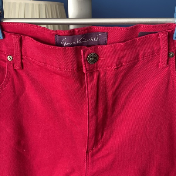 NWOT Bright Pink Stretch Jeans - Picture 3 of 6